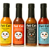 Funny Cat Name 4 Bottle Hot Sauce Bundle - Fat Cat Gourmet Hot Sauce & Specialty Condiments
